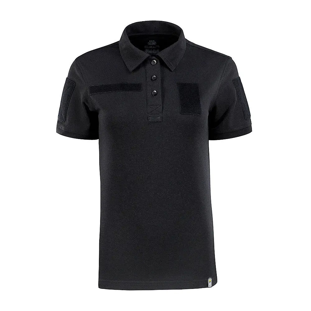 Tricou tactic polo dama negru M-TAC WARZONESHOP