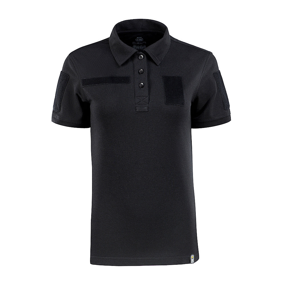 Tricou tactic polo dama negru M-TAC WARZONESHOP