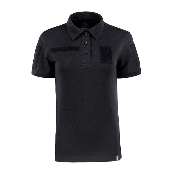 Tricou tactic polo dama negru M-TAC WARZONESHOP