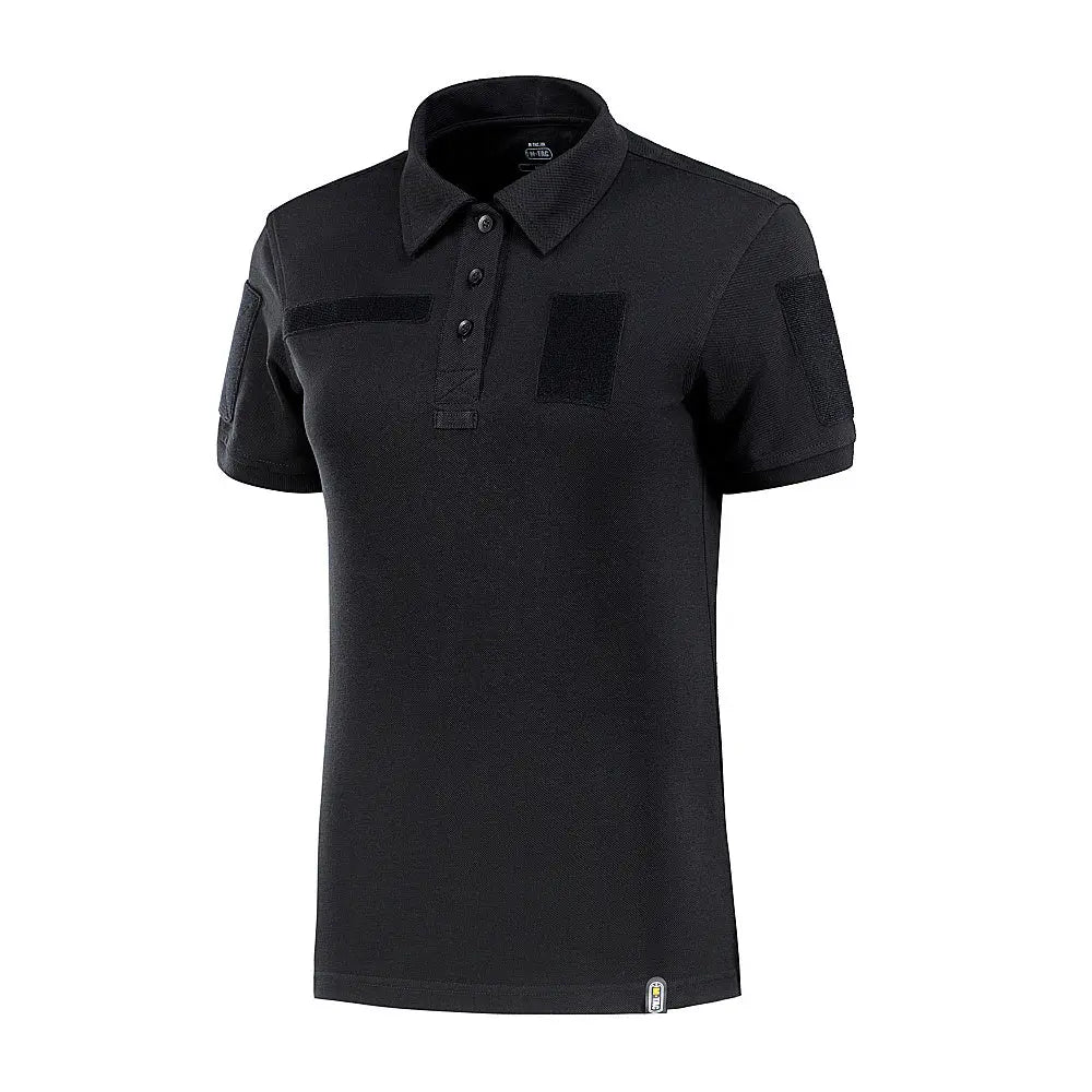 Tricou tactic polo dama negru M-TAC WARZONESHOP