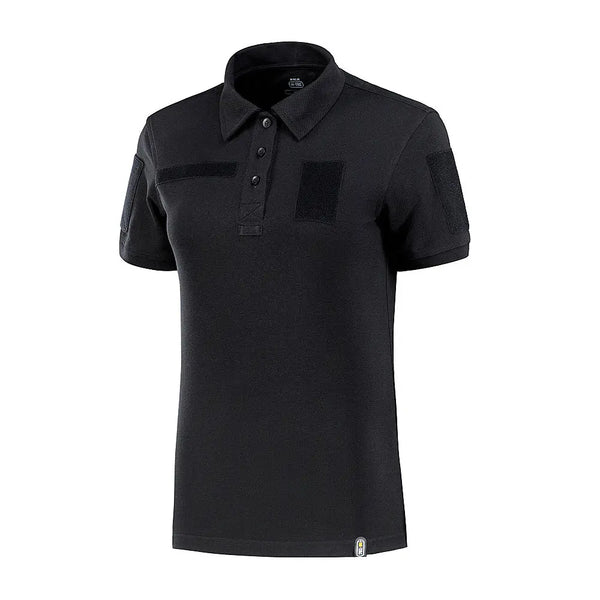 Tricou tactic polo dama negru M-TAC WARZONESHOP