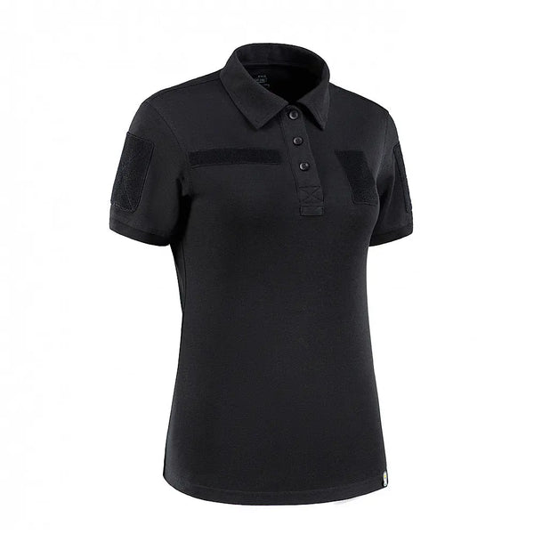 Tricou tactic polo dama negru M-TAC WARZONESHOP