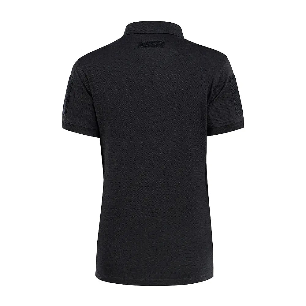 Tricou tactic polo dama negru M-TAC WARZONESHOP