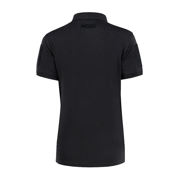 Tricou tactic polo dama negru M-TAC WARZONESHOP