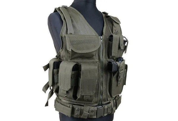 Vesta tactica cu toc pistol si centura Security WARZONESHOP
