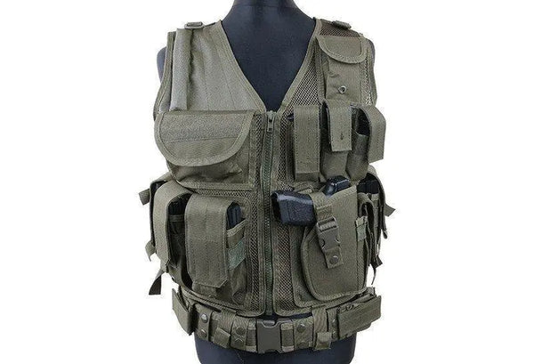 Vesta tactica cu toc pistol si centura Security WARZONESHOP
