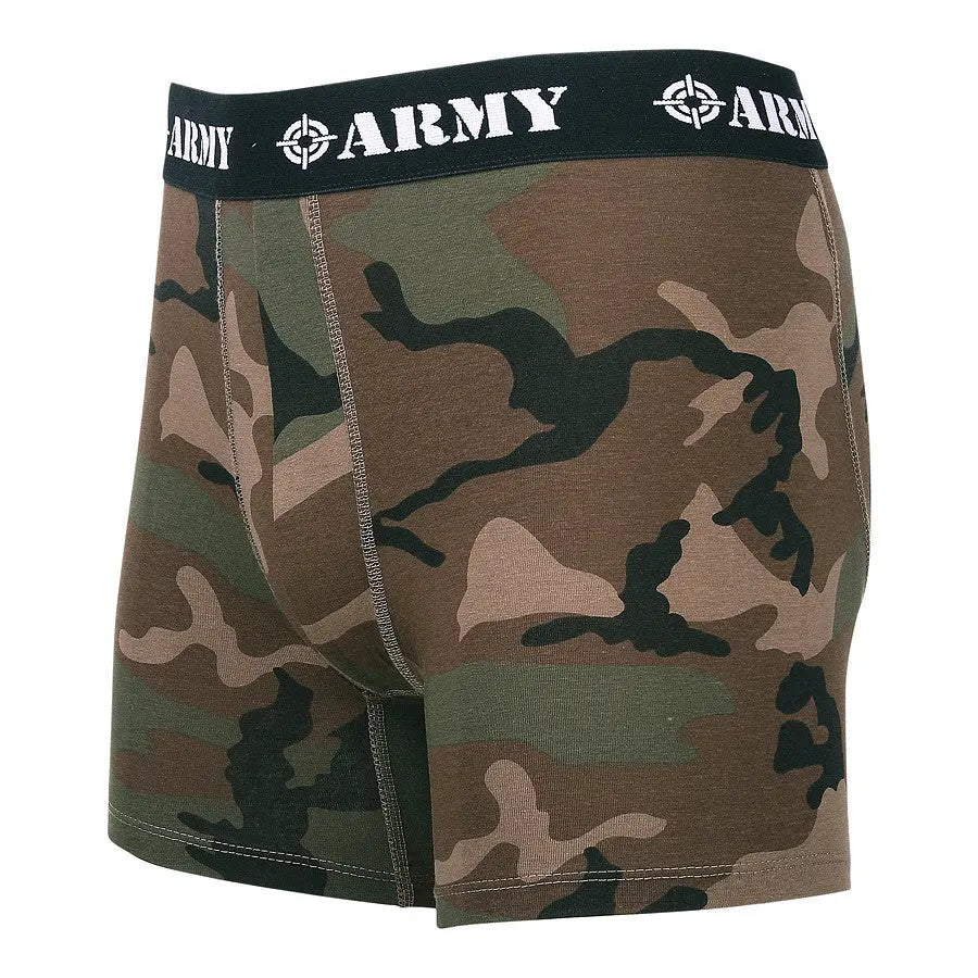 Boxeri barbati camuflaj woodland FOSTEX | Echipament tactic WARGEAR