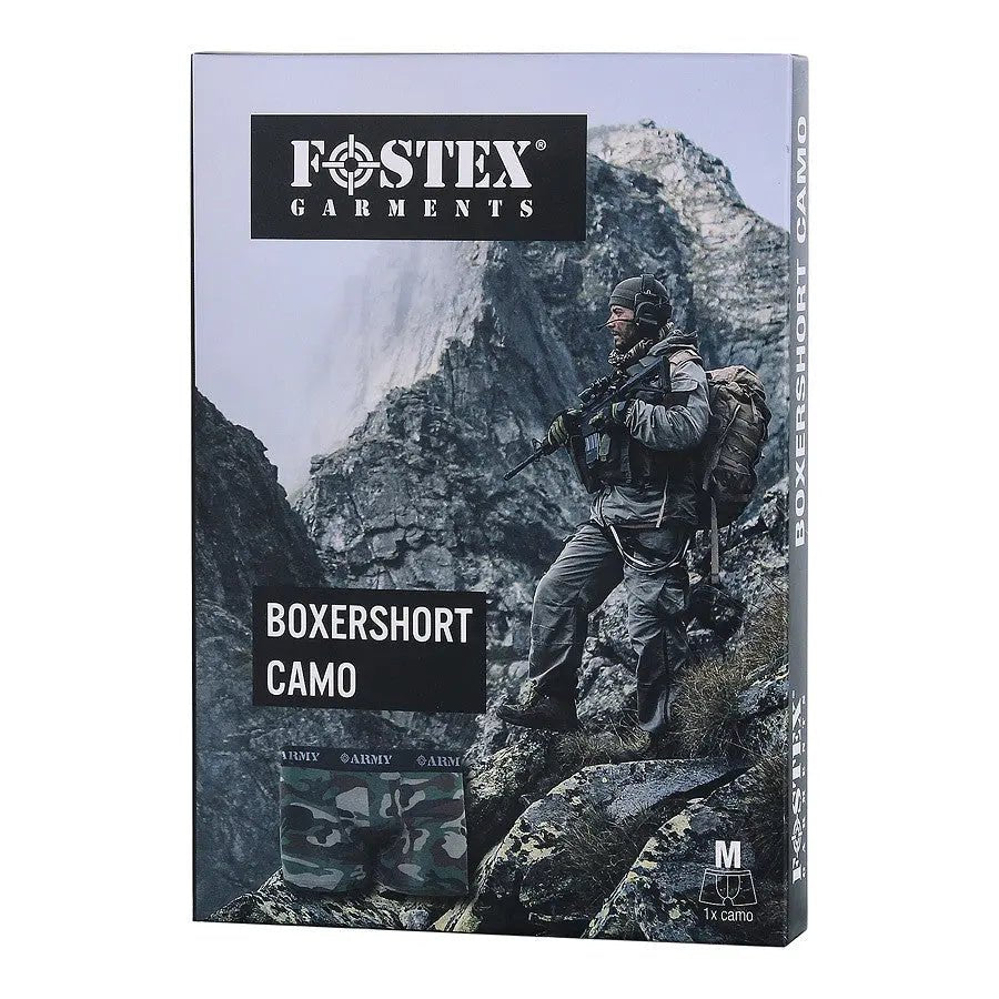 Boxeri barbati camuflaj woodland FOSTEX | Echipament tactic WARGEAR