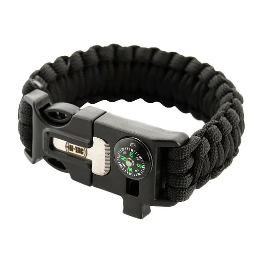Bratara M - TAC Paracord cu Amnar, Busola si Fluier | Echipament tactic WARGEAR