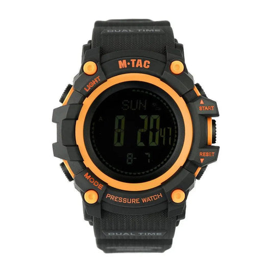 Ceas tactic M - TAC Adventure Negru - Orange | Echipament tactic WARGEAR