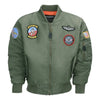 Geaca army copii MA1 Bomber TOP GUN | Echipament tactic WARGEAR