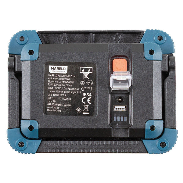 Lampa LED Compacta MARELD FLASH 1500 RE ZOOM – 1500 Lumeni | Echipament tactic WARGEAR