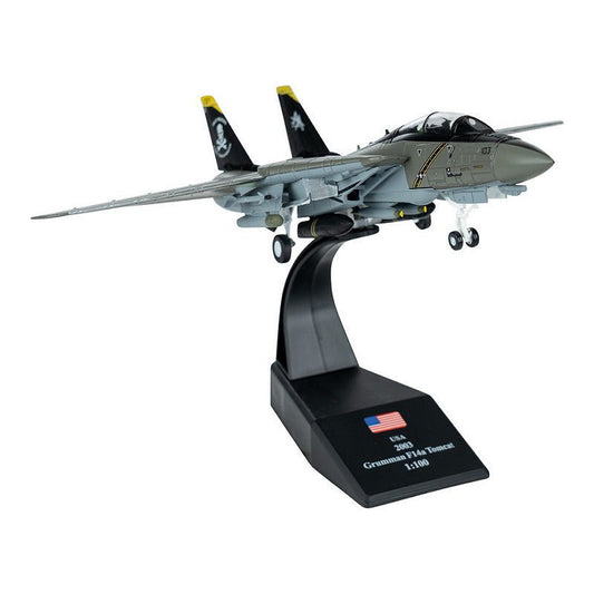 Macheta Avion de Lupta F - 14A Tomcat USA 1:100 – Model Die - cast | Echipament tactic WARGEAR