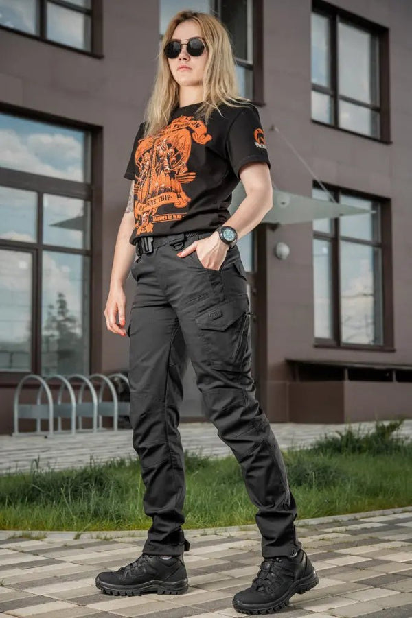 Pantaloni tactici damă AGGRESSOR Lady Flex M - TAC - Negru | Echipament tactic WARGEAR
