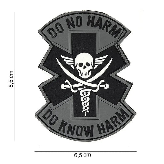 Patch Do No Harm velcro PVC | Echipament tactic WARGEAR