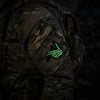 Patch Skeleton Shooter textil fosforescent M - TAC | Echipament tactic WARGEAR