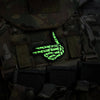 Patch Skeleton Shooter textil fosforescent M - TAC | Echipament tactic WARGEAR