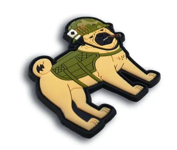 Patch TACTIPUG velcro PVC | Echipament tactic WARGEAR