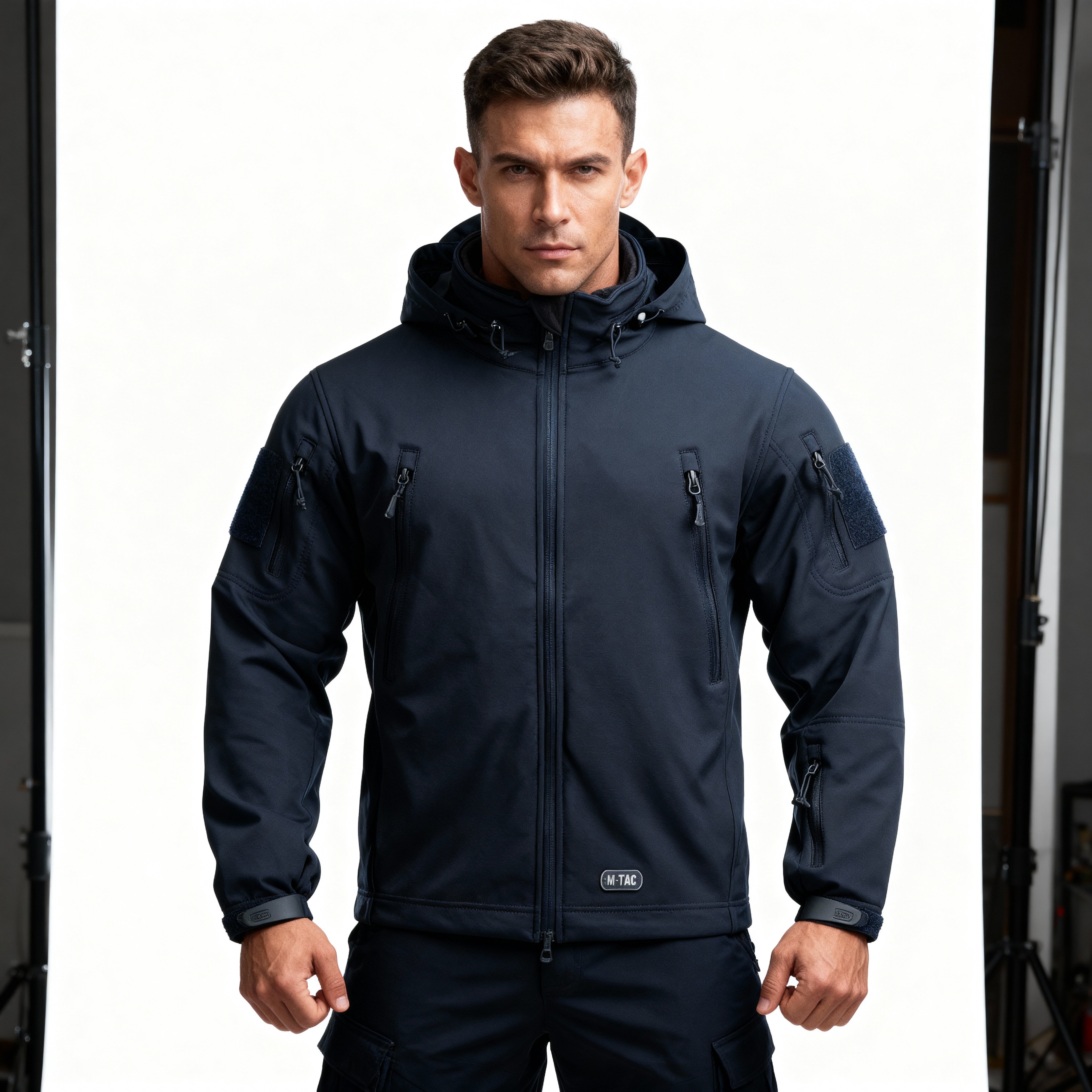 Jacheta tactica M-TAC Softshell cu mesada 2in1 WARGEAR