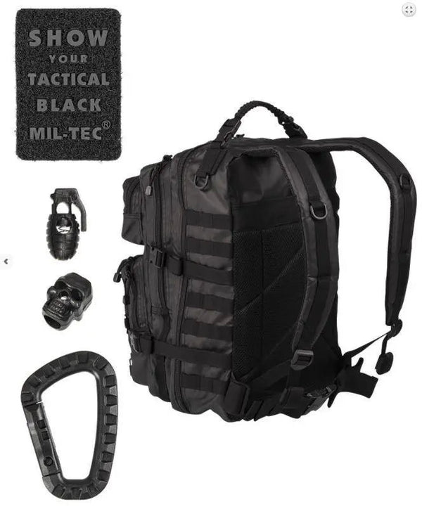 Rucsac Tactical Black 36l Mil - Tec | Echipament tactic WARGEAR