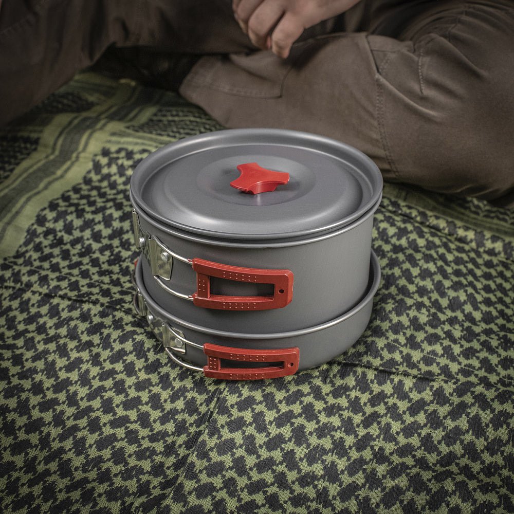 Set Vase Camping aluminiu M - Tac 4 - 5 Persoane | Echipament tactic WARGEAR