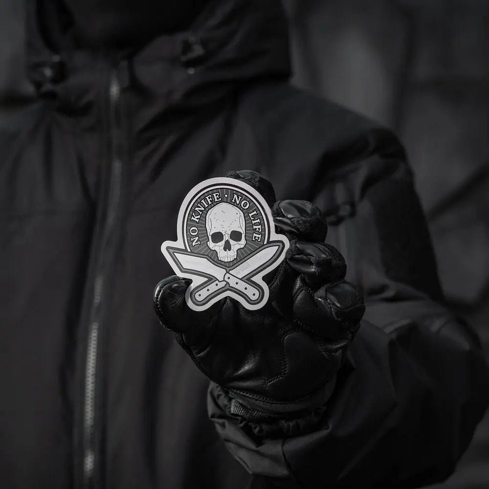 Sticker No Knife No Life M - TAC | Echipament tactic WARGEAR