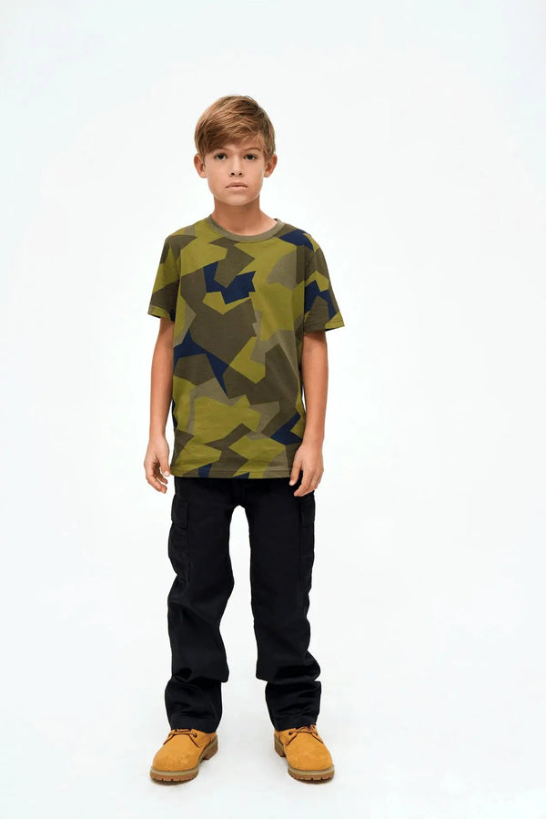 Tricou army copii camuflaj BRANDIT | Echipament tactic WARGEAR