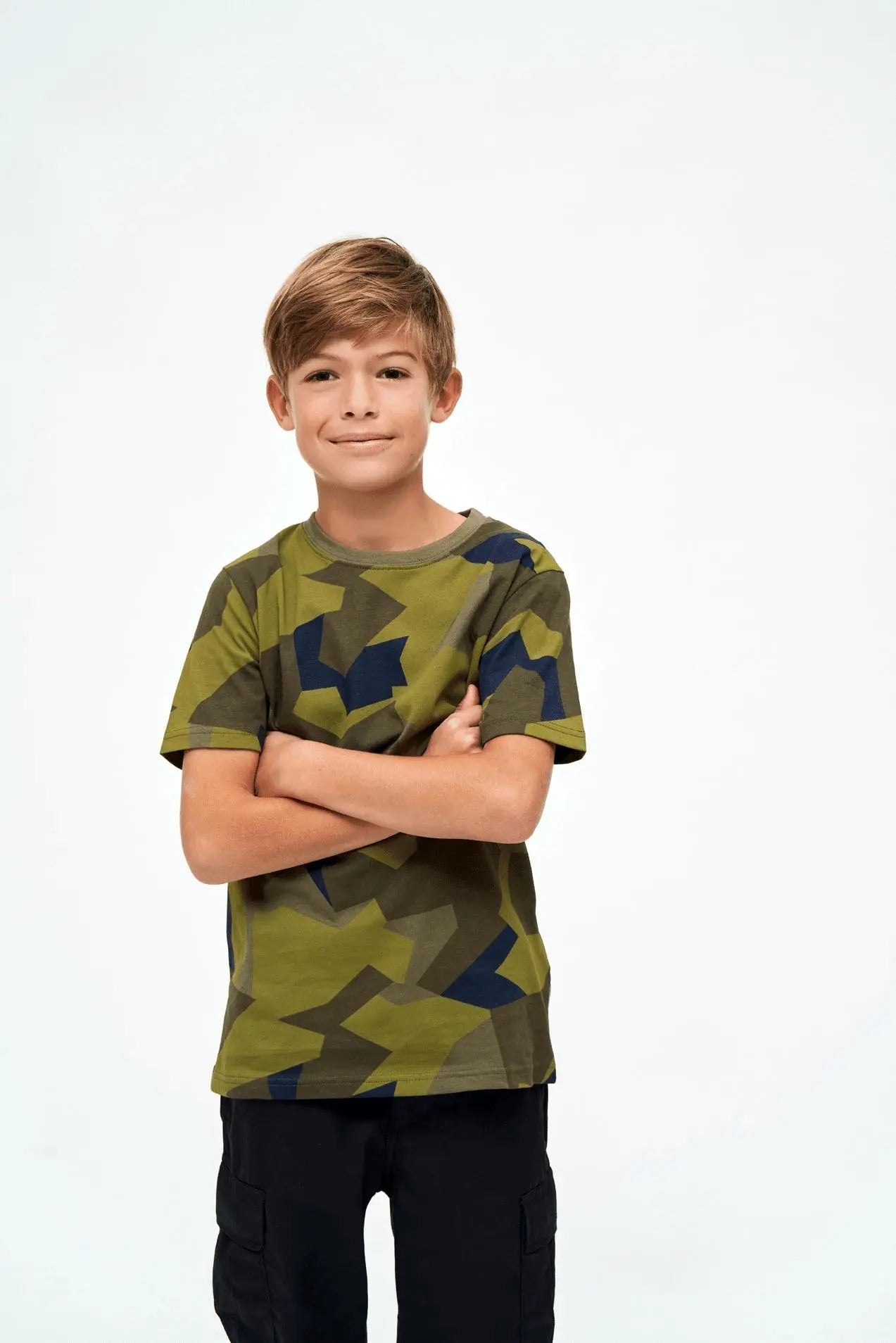 Tricou army copii camuflaj BRANDIT | Echipament tactic WARGEAR