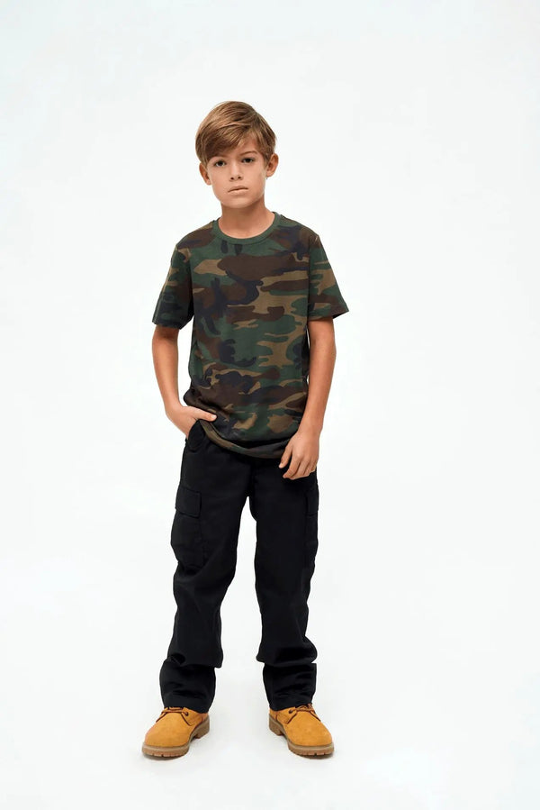 Tricou army copii camuflaj BRANDIT | Echipament tactic WARGEAR