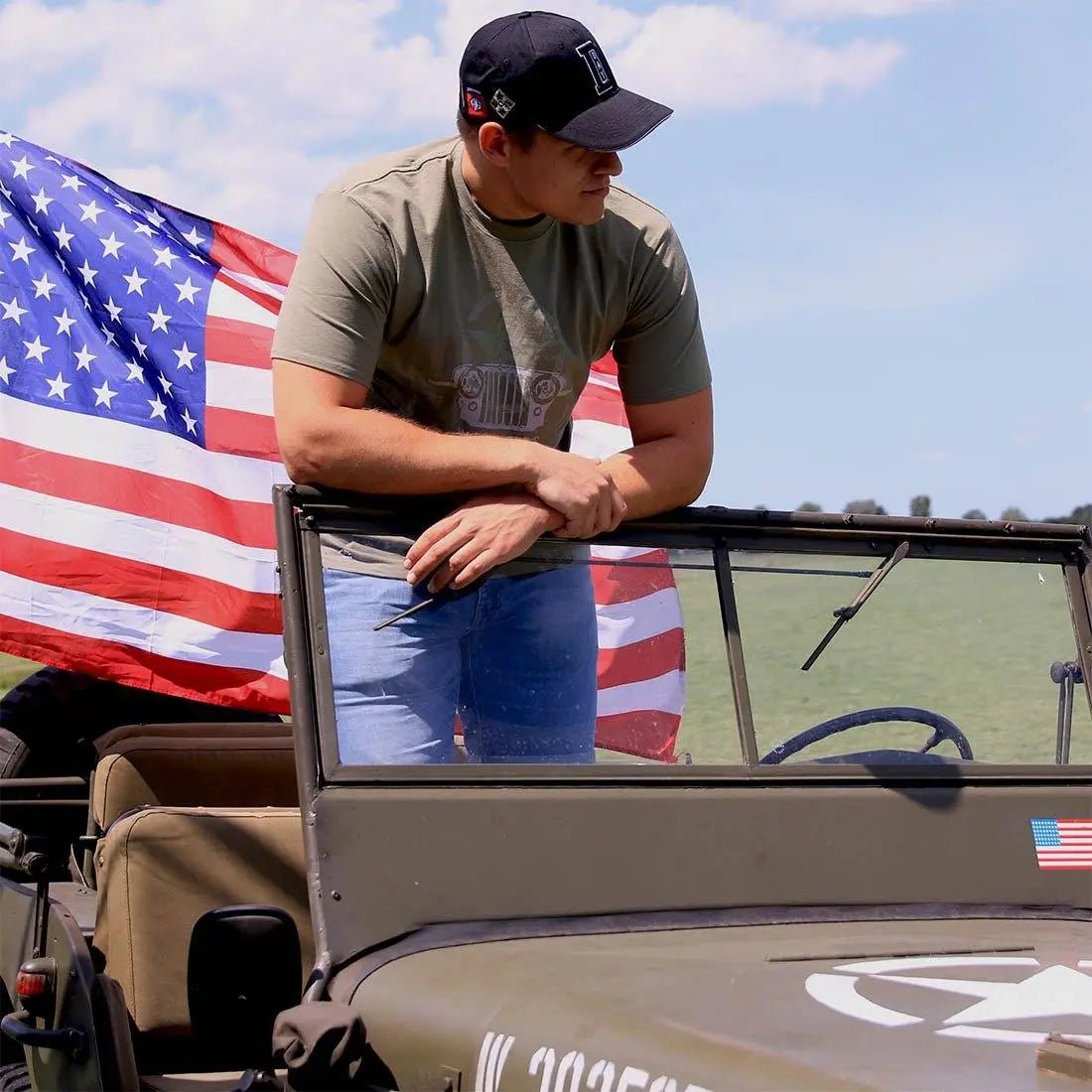 Tricou army Willy Jeep | Echipament tactic WARGEAR