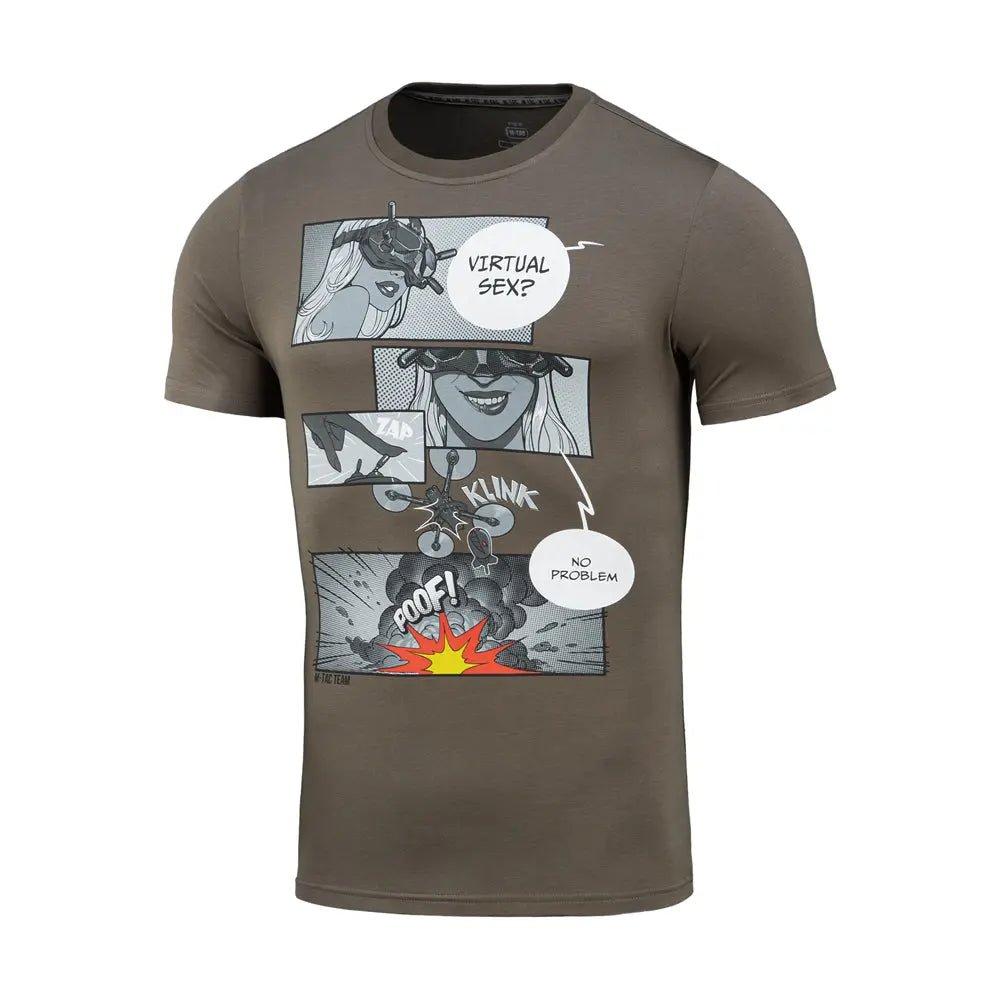 Tricou Comics Drone olive M - TAC | Echipament tactic WARGEAR