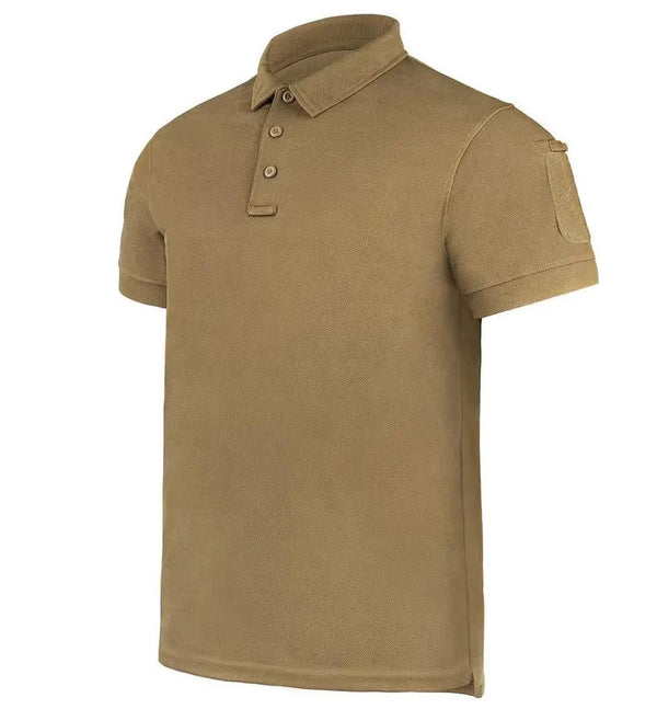 Tricou tactic polo quickdry MIL - TEC coyote | Echipament tactic WARGEAR