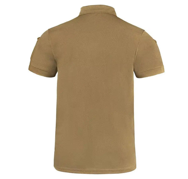 Tricou tactic polo quickdry MIL - TEC coyote | Echipament tactic WARGEAR