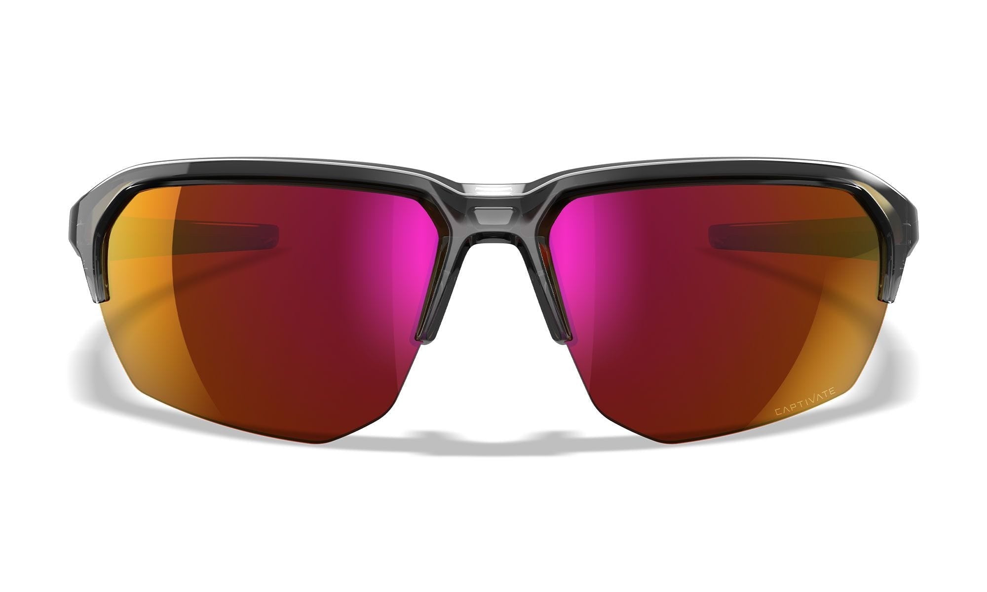 Ochelari tactici Wiley X JAKL CAPTIVATE™ Red Mirror – Gloss Crystal Grey WARGEAR