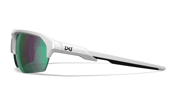 Ochelari tactici Wiley X JAKL CAPTIVATE™ Polarized Green Mirror – Polished White WARGEAR