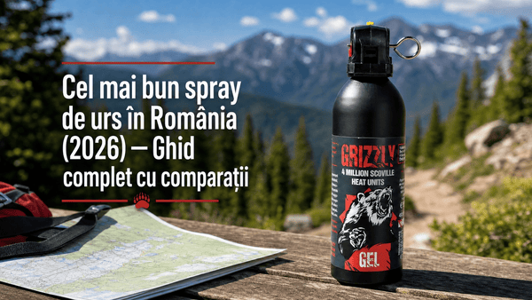Cel mai bun spray de urs în România (2026) — Ghid complet cu comparații - WARGEAR