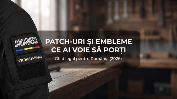 Patch-uri și embleme militare: ce ai voie să porți în România (2026) - WARGEAR
