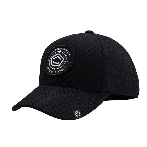 Sapca tactica Pentagon Target Neagra – Mesh Poliester