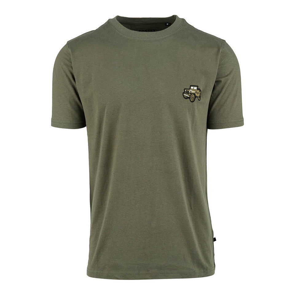 Tricou Army cu Jeep Willys MB Fostex – Olive