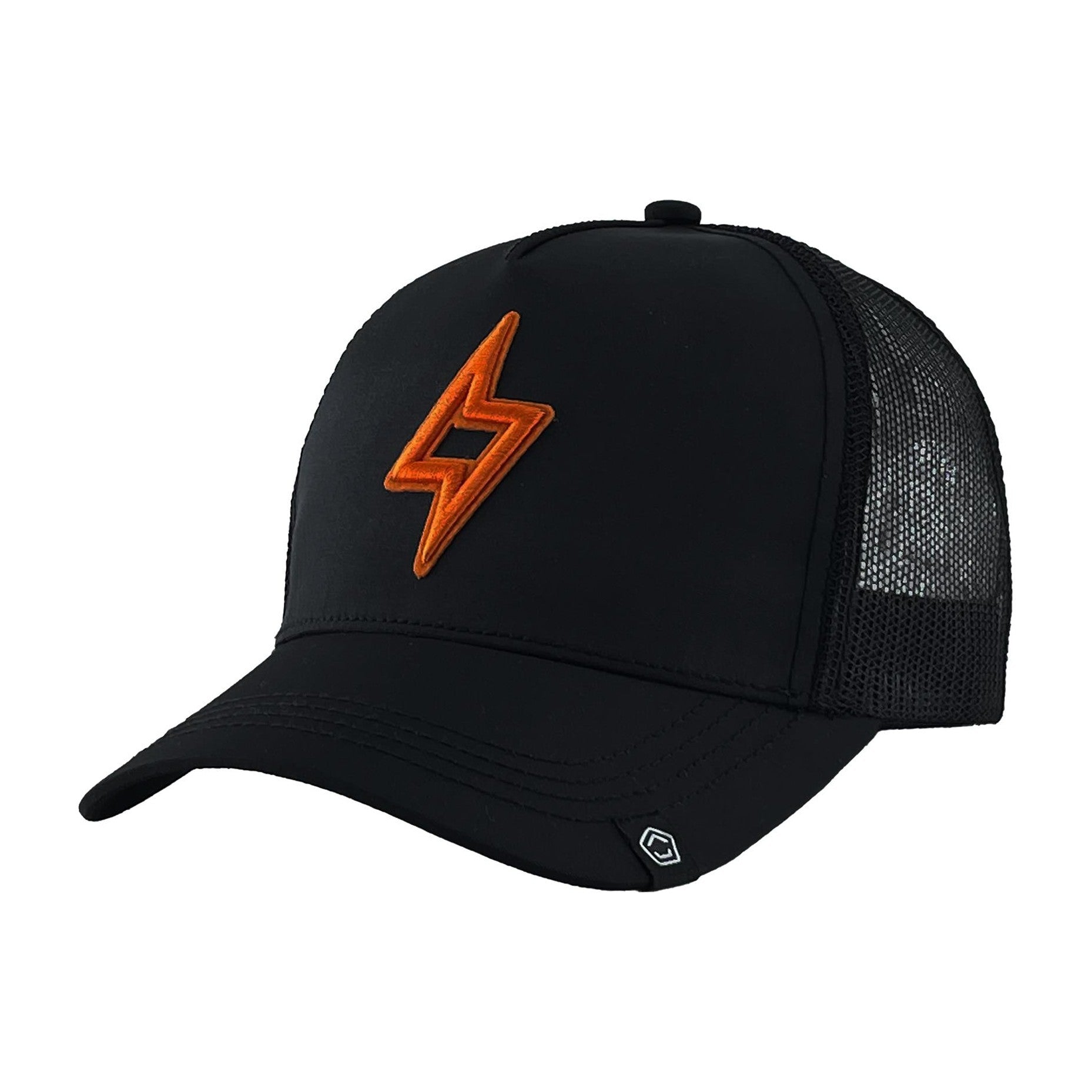Sapca trucker Pentagon Zeus Neagra – Fulger Brodat