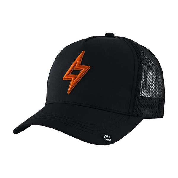 Sapca trucker Pentagon Zeus Neagra – Fulger Brodat