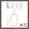 Poncho Ploaie Ripstop MFH 144 x 223 cm – Negru