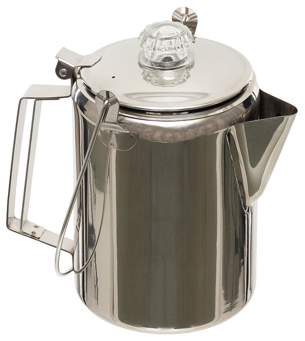 Cafetiera de camping din inox cu sita, 1,2 l – Fox Outdoor