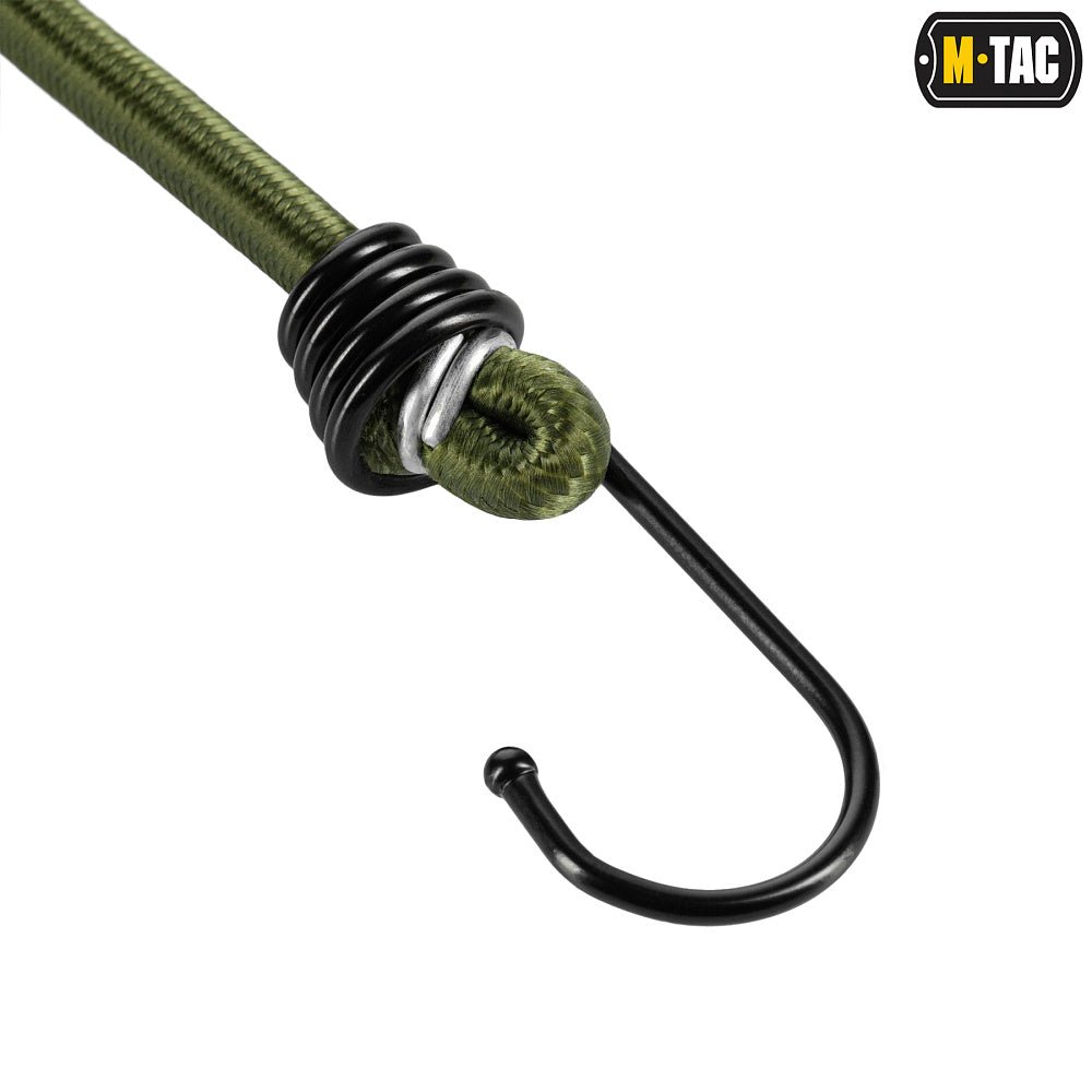 2 x Bungee Cords cu carlige M‑Tac – snururi elastice reglabile | Echipament tactic WARGEAR