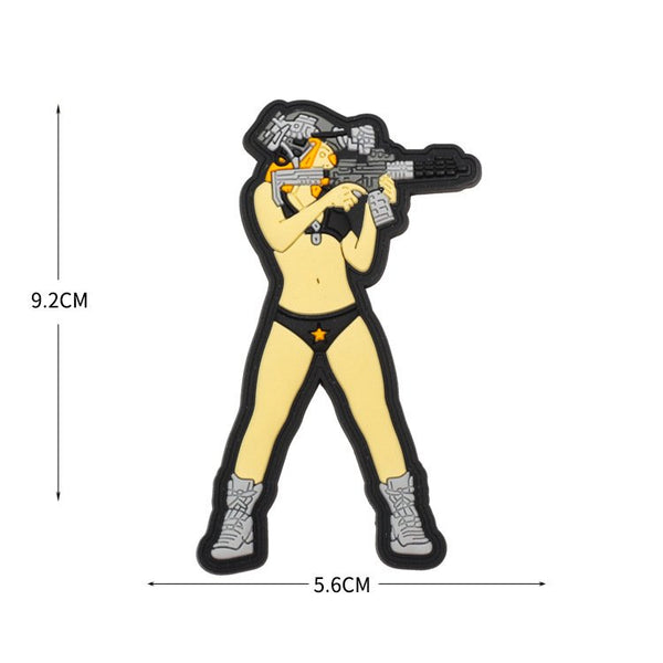 Patch PVC velcro BIKINI SHOOTER