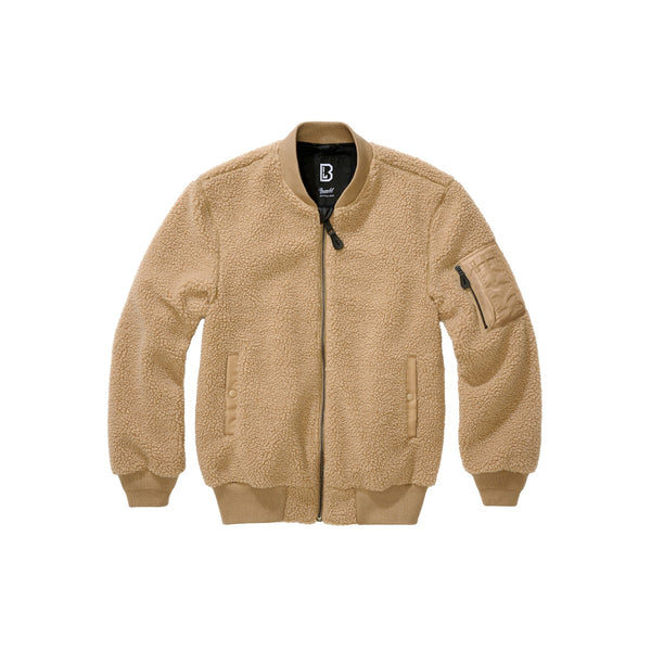 Jacheta bomber fleece sherpa MA1 Brandit - camel