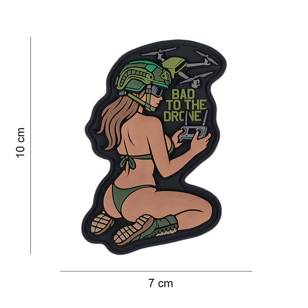 Patch 3D PVC 101INC Bad to the Drone – Pin-Up