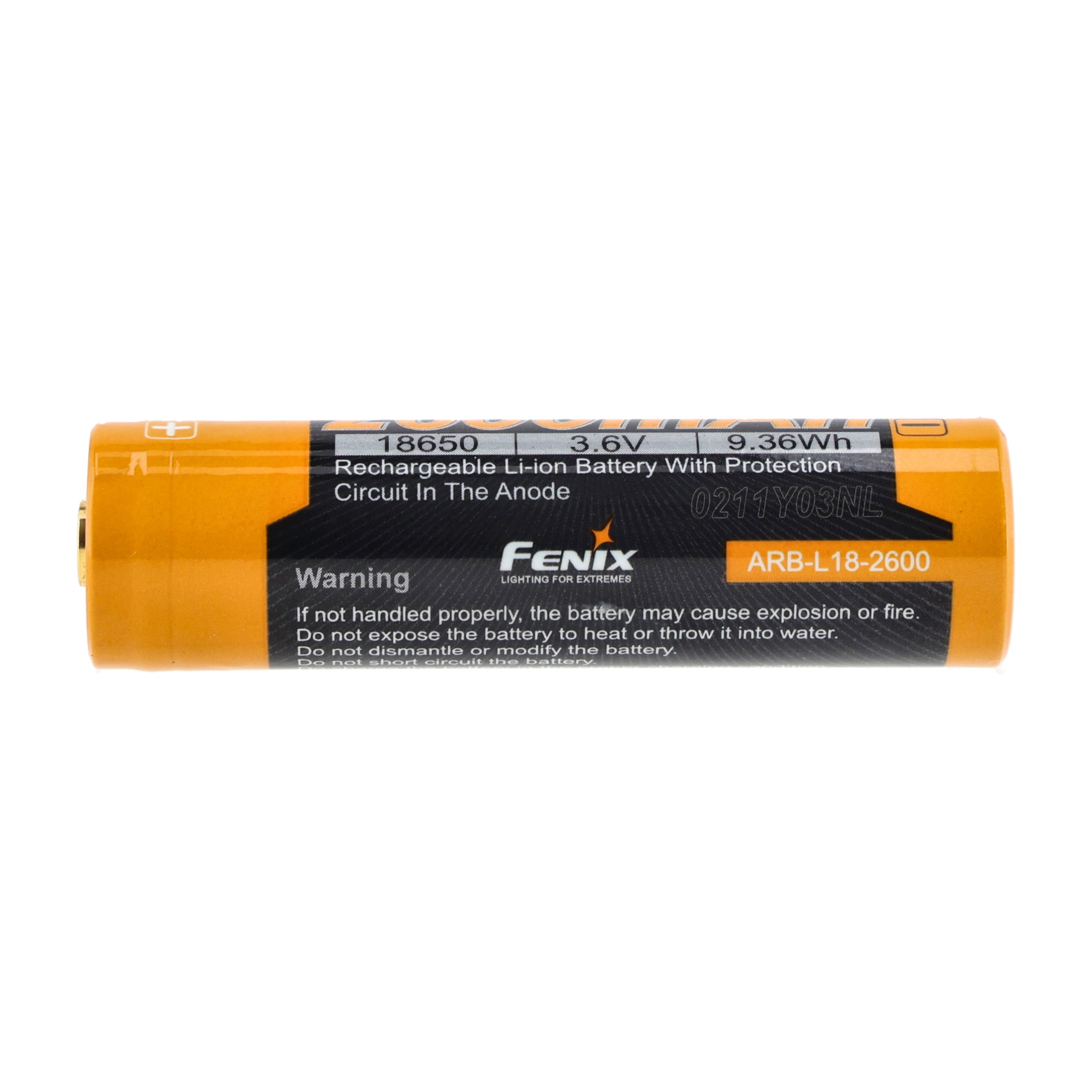 Acumulator 18650 Fenix ARB-L18-2600 2600mAh 3.6V
