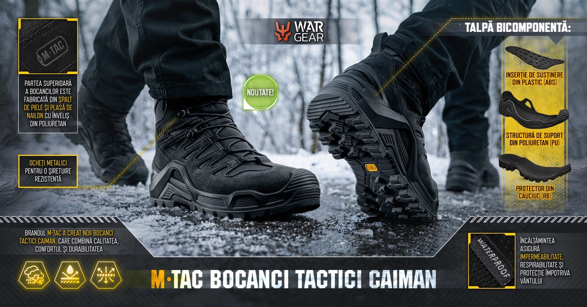 Bocanci tactici impermeabili M-Tac Caiman
