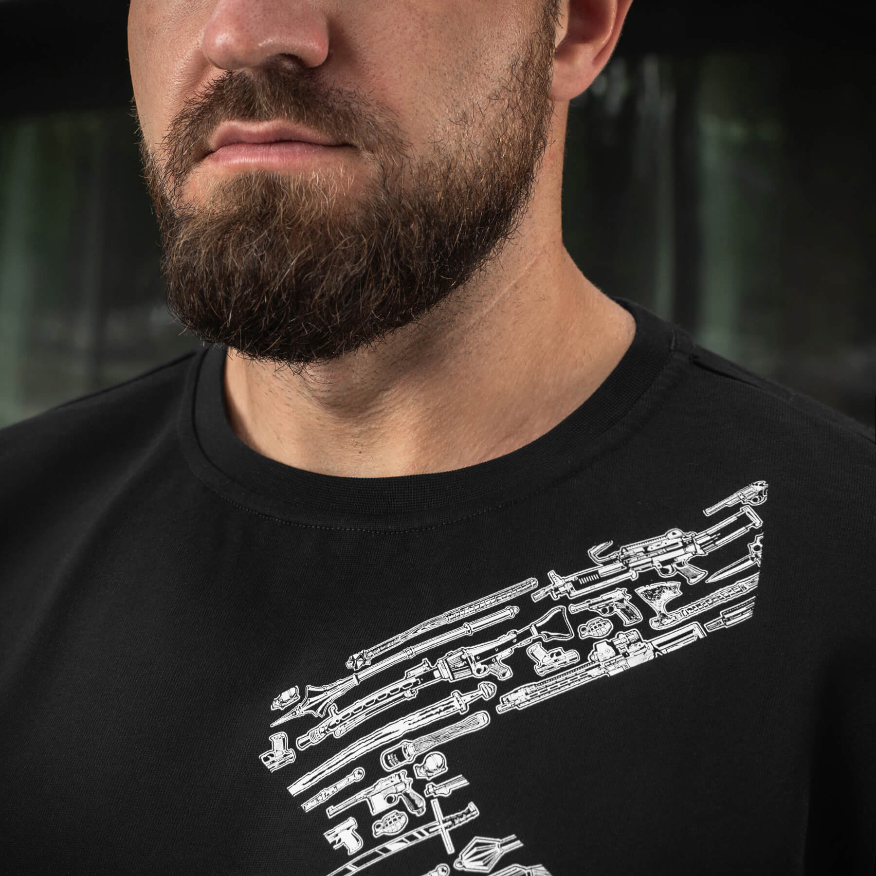 Tricou oversized M-Tac WAR Cotton Hard negru